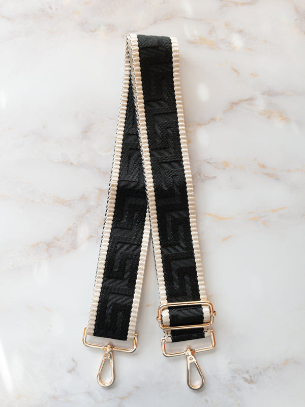 Bag Strap - Black Imprint 2"