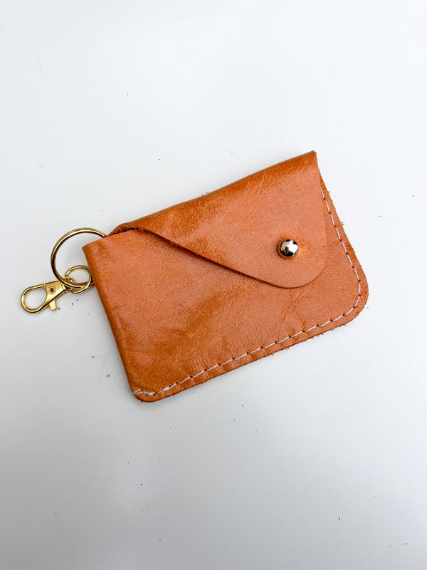 Mini Keychain Wallet - Persimmon