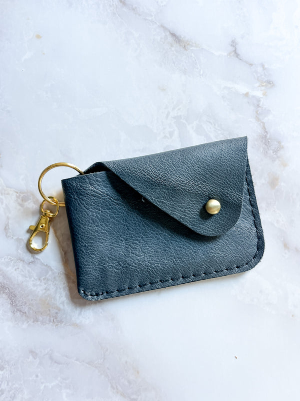 Mini Keychain Wallet - Slate
