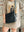 Reba Fringe Leather Bag - Black