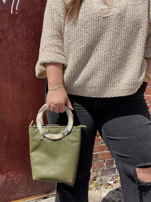 Cher Bucket Bag - Olive