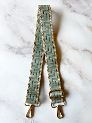 Bag Strap - Teal Imprint 1.5”