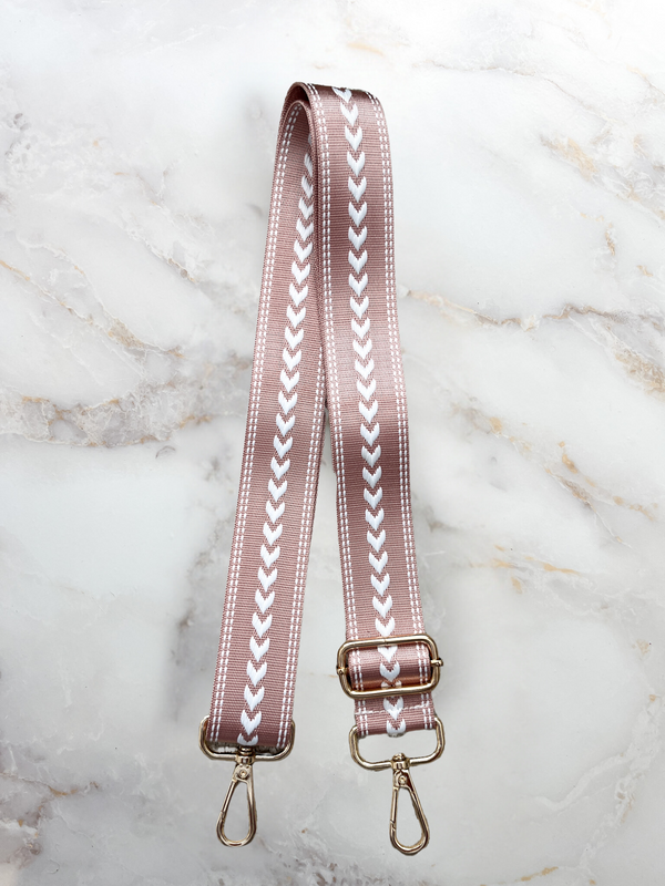 Bag Strap - Pink Arrows