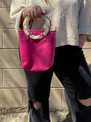 Cher Bucket Bag - Dragonfruit