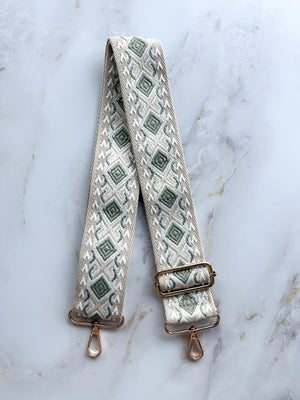 Bag Strap - Mint Diamond 2"