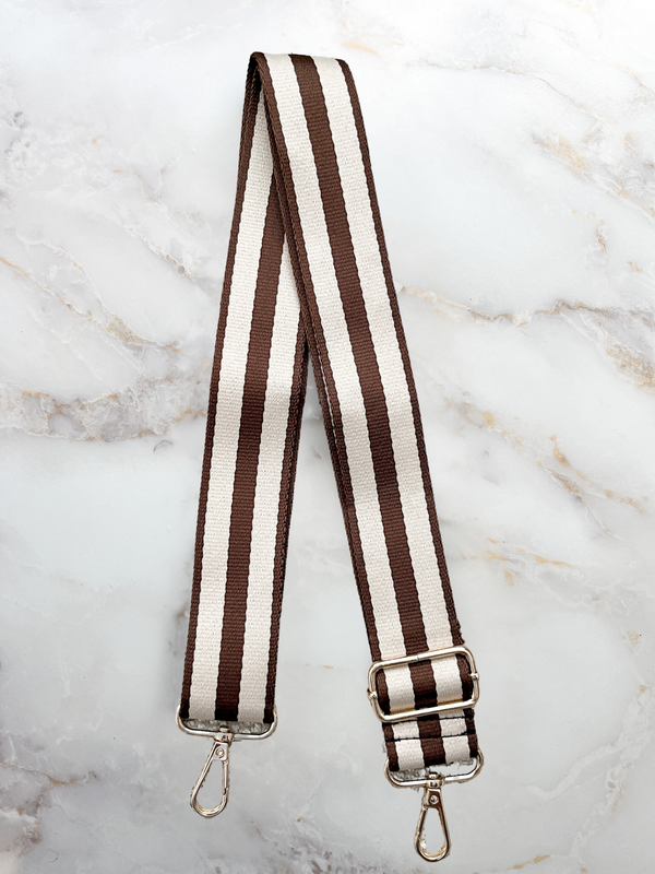 Bag Strap - Chocolate Stripe