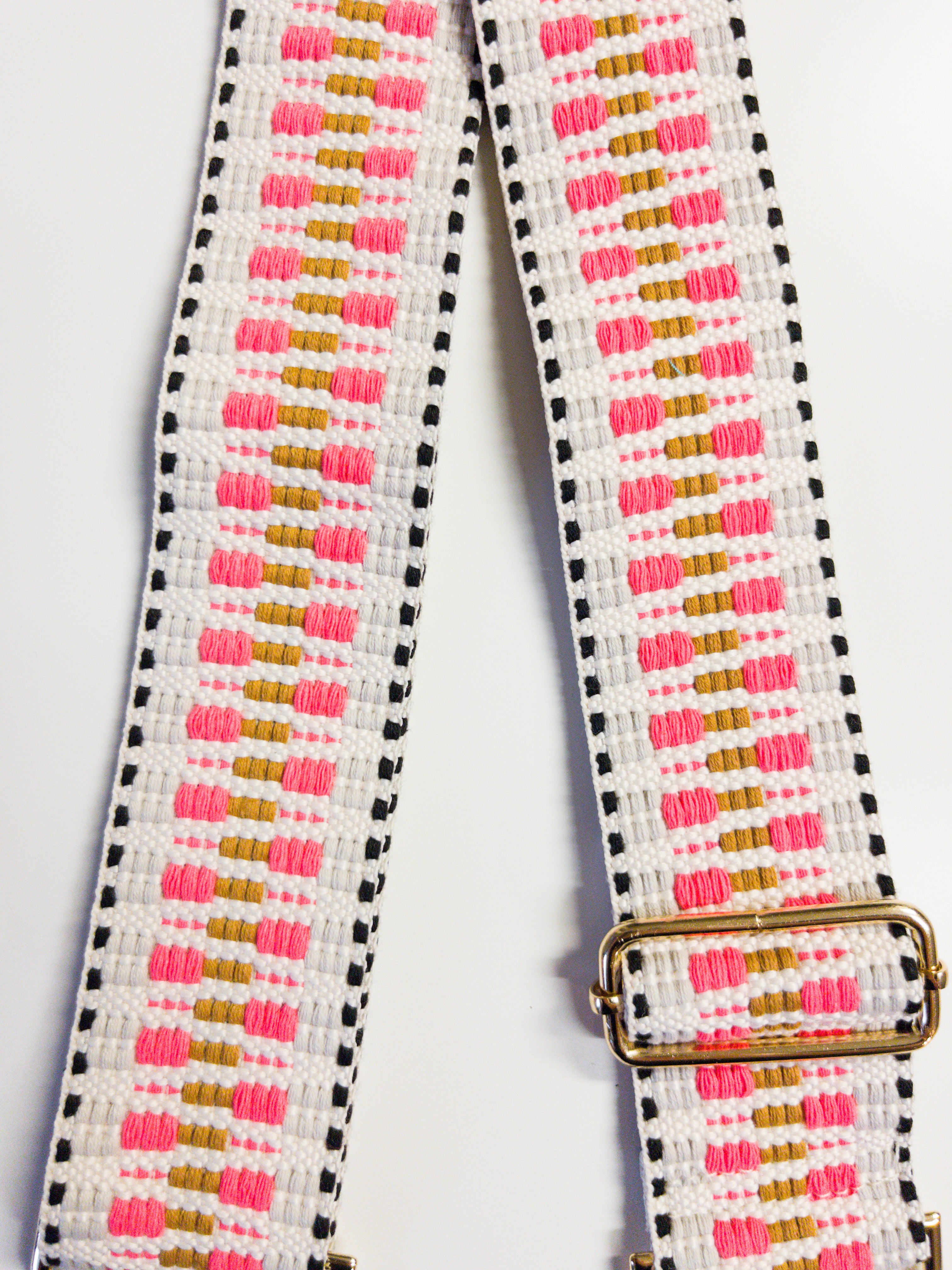 Bag Strap - Hot Pink Woven 2 – Millhaus Sewing Co.