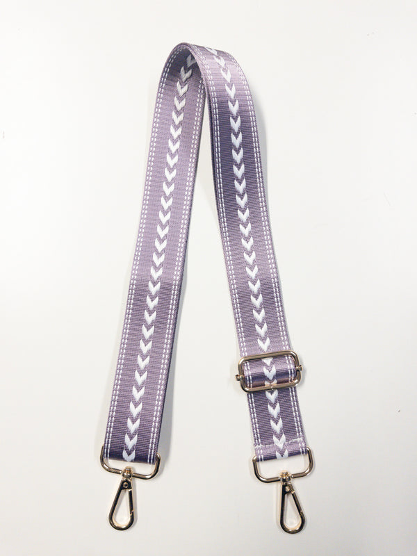 Bag Strap - Lilac Arrows