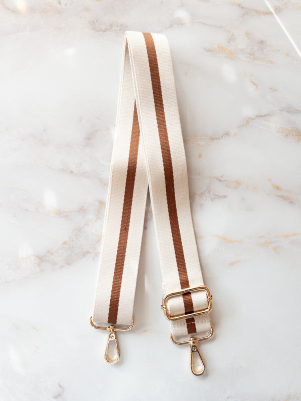 Bag Strap - Brown Stripe