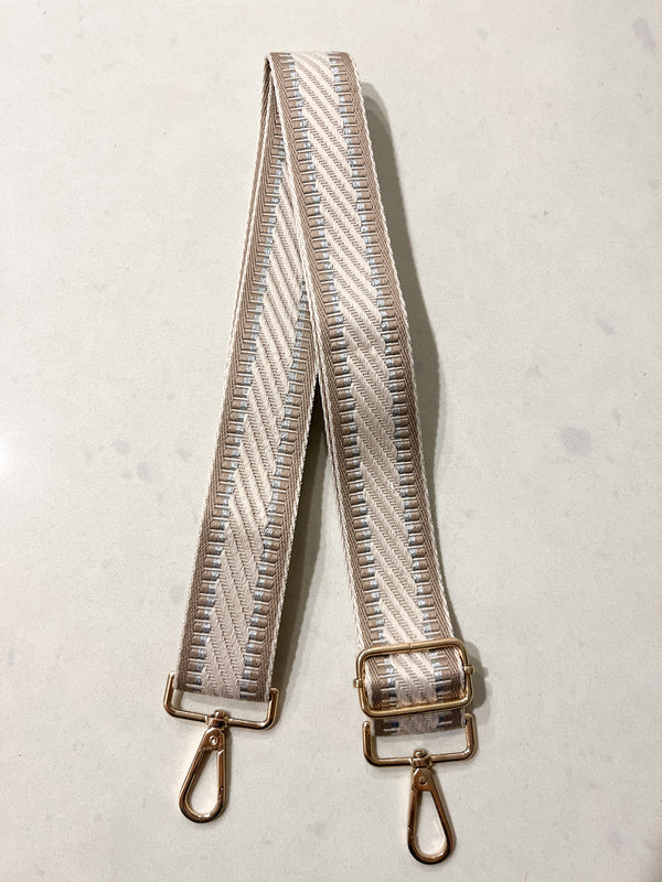 Bag Strap - Champagne Stripe