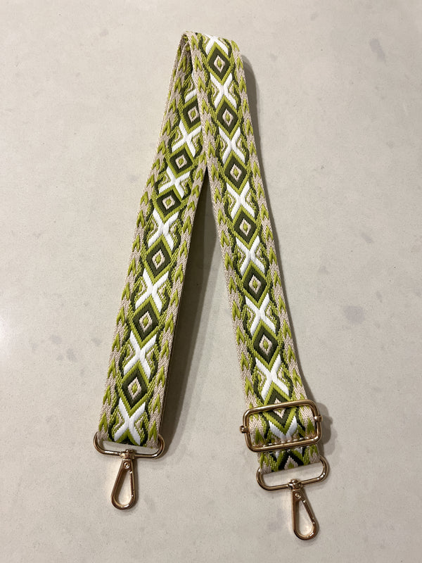 Bag Strap - Citron Diamond 1.5"