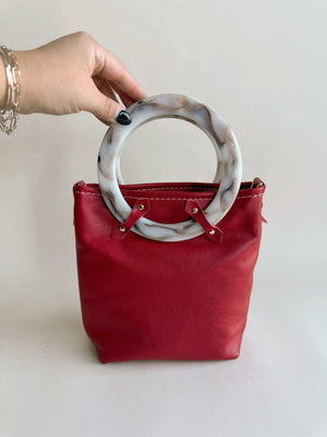 Cher Bucket Bag - Cherry