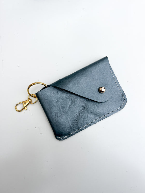 Mini Card Carrier - Blue Pearl