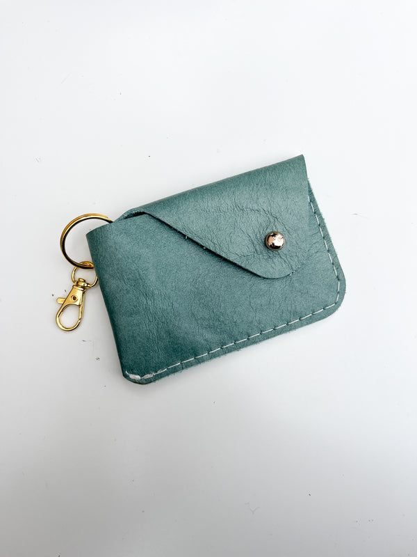 Mini Card Carrier - Aqua