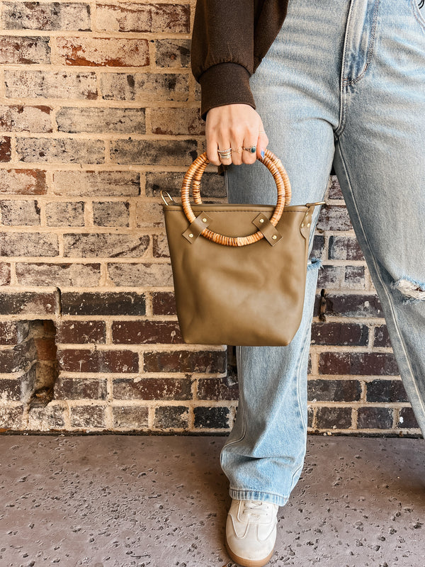 Cher Bucket Bag - Olive