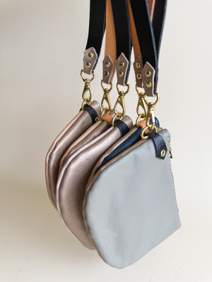 The Roadie Leather Wristlet, Champagne Collection