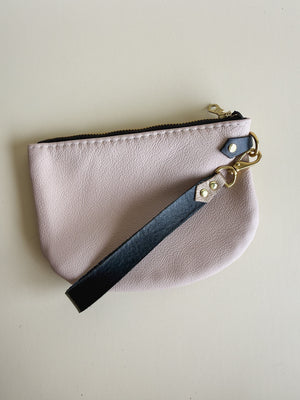The Roadie Leather Wristlet, Champagne Collection