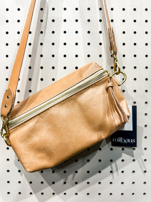 Shania Leather Sling Bag - Butterscotch
