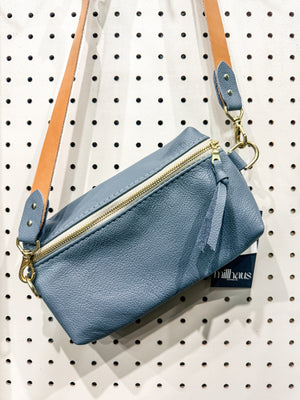 Shania Leather Sling Bag - Dusk