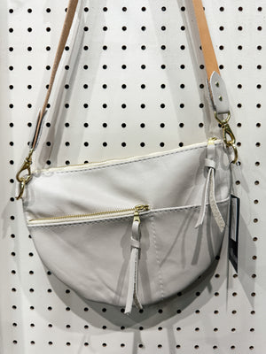 Celine Leather Crossbody Bag - Stone