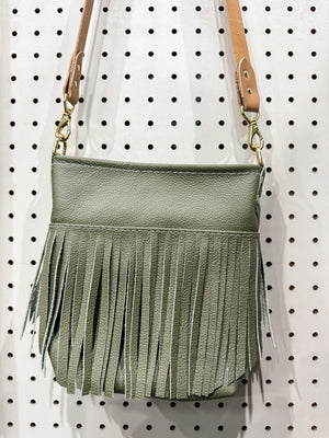 Reba Mini Bucket Bag - Kale