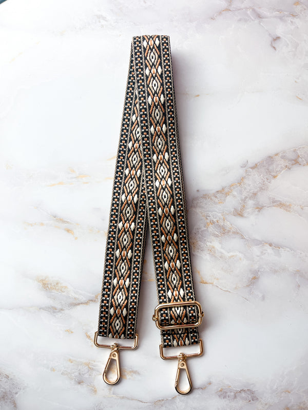 Bag Strap - Caramel Diamond