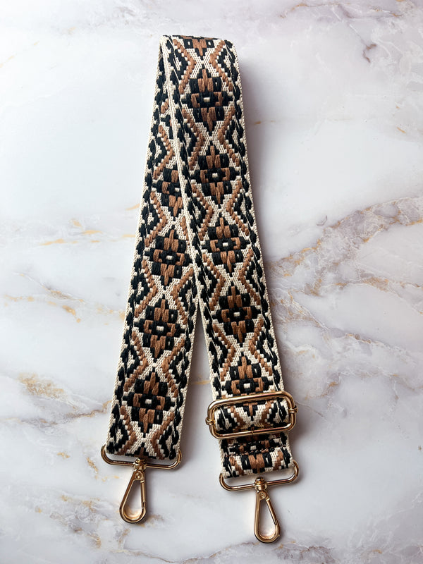 Bag Strap - Chocolate Diamond 2"