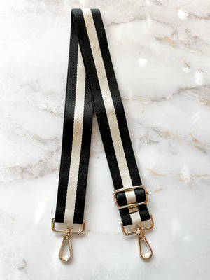Bag Strap - Black Stripe