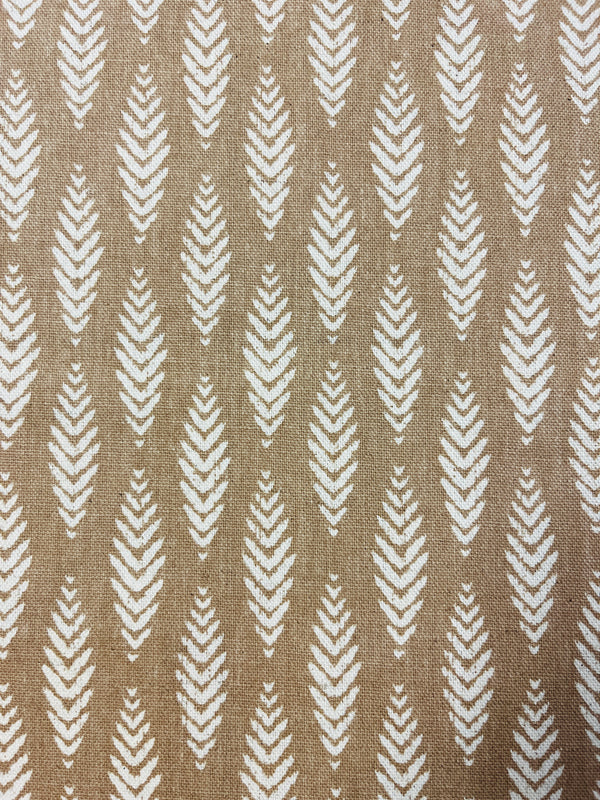 Reed Block Print, Wheat