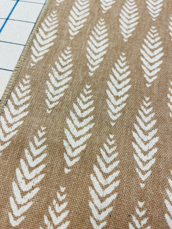 Reed Block Print, Wheat