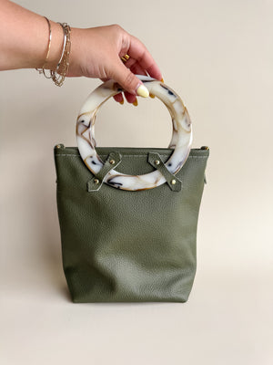 Cher Bucket Bag - Kale
