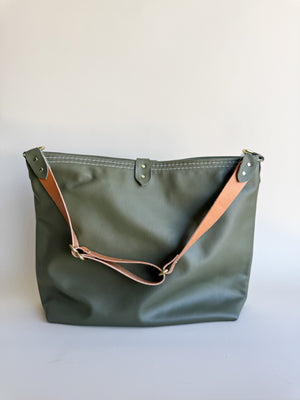 Wynonna Leather Tote Bag - Cactus