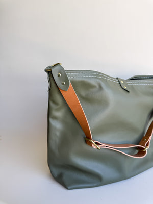 Wynonna Leather Tote Bag - Cactus