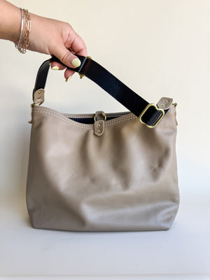 Wynonna Leather Tote Bag - Almond