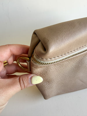 Shania Leather Sling Bag - Oat ALMOST PERFECT