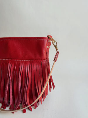 Reba Mini Bucket Bag - Cherry