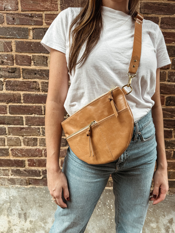 Celine Leather Crossbody Bag - Butterscoth