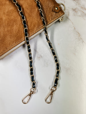 Chain Bag Strap, Black