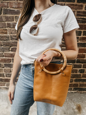 Cher Bucket Bag - Cognac