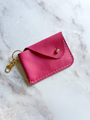 Mini Keychain Wallet - Dragonfruit