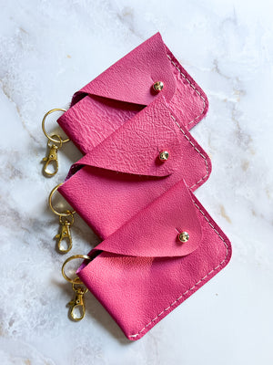 Mini Keychain Wallet - Dragonfruit