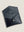 Leather Card Wallet - Black Pebble