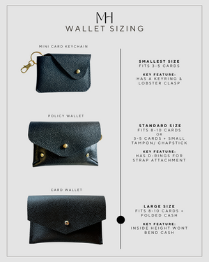 Leather Card Wallet - Carolina