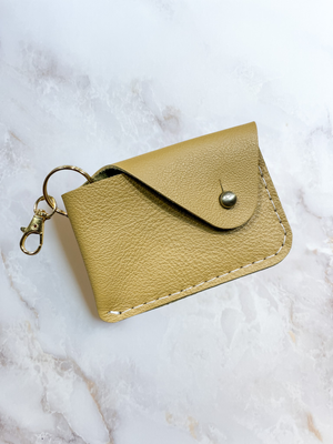 Mini Keychain Wallet - Mustard