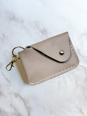 Mini Keychain Wallet - Sand Dollar