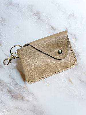 Mini Keychain Wallet - Sesame