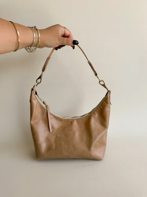 Jo Leather Shoulder Bag - Butterscotch