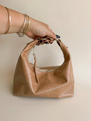 Jo Leather Shoulder Bag - Butterscotch
