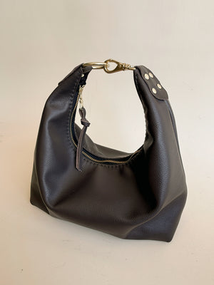 Jo Leather Shoulder Bag - Truffle