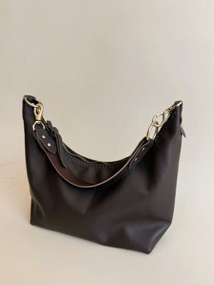 Jo Leather Shoulder Bag - Truffle